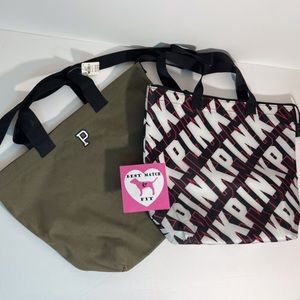 Victoria’s Secret PINK Logo 2 Pc Cooler Bag Tote